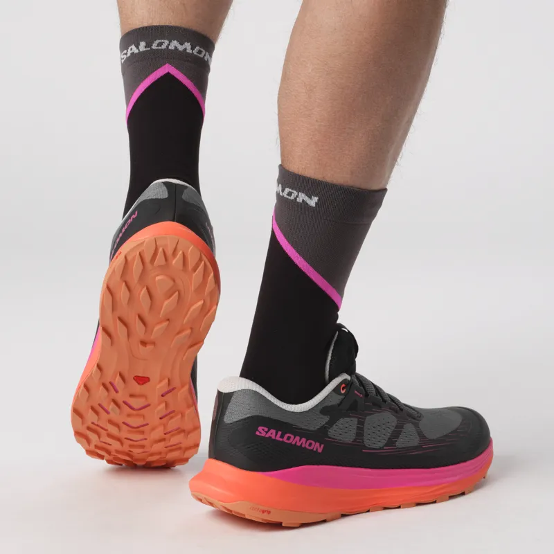 Salomon Ultra Glide 2 Men's Trail Running Shoe in Plum Kitten/Black/Pink Glow-7